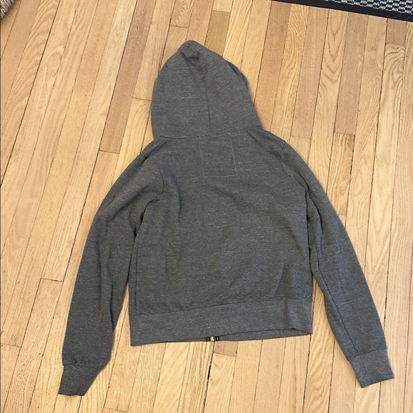 Aviator Nation Gray Track Joggers & Zip Hoodie with Blue Stripe Accents - Picture 8 of 8